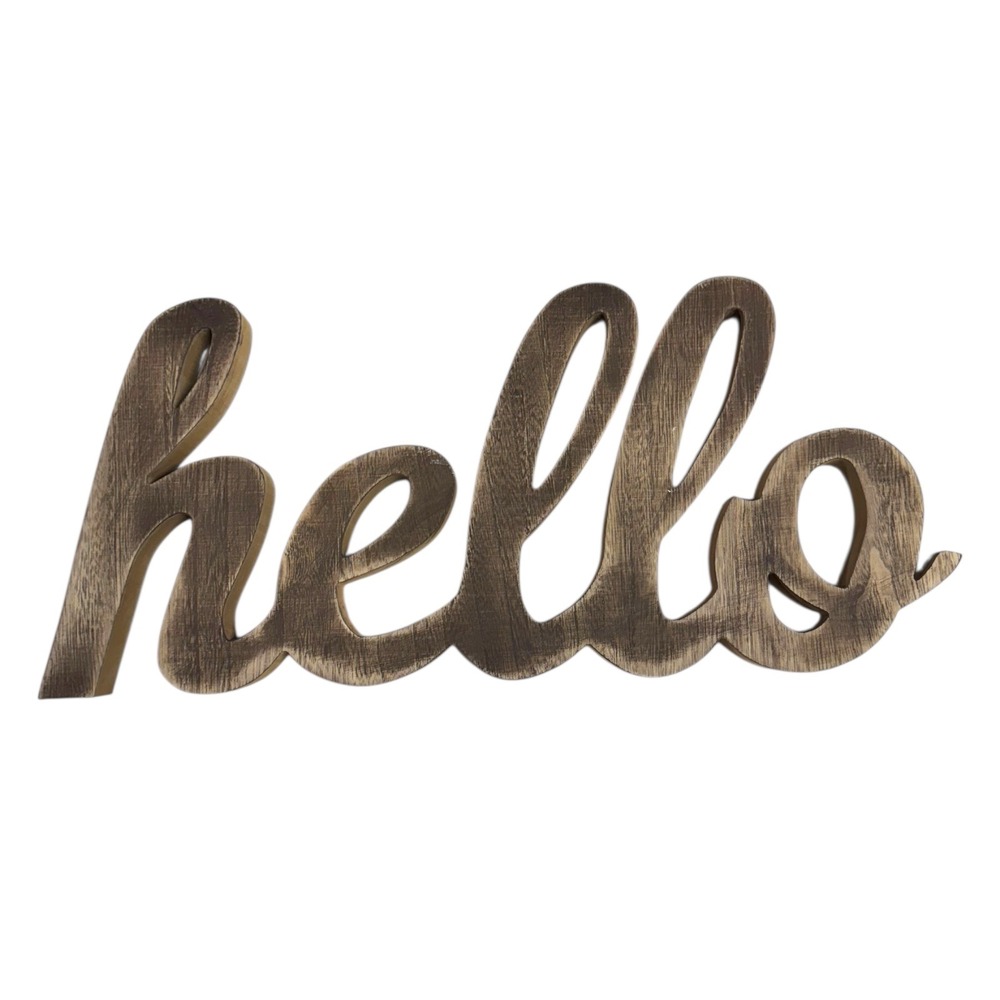 Hobby Lobby Hello Wall Decor Wooden Letter Sign Home‎ Decoration WP66Q1
